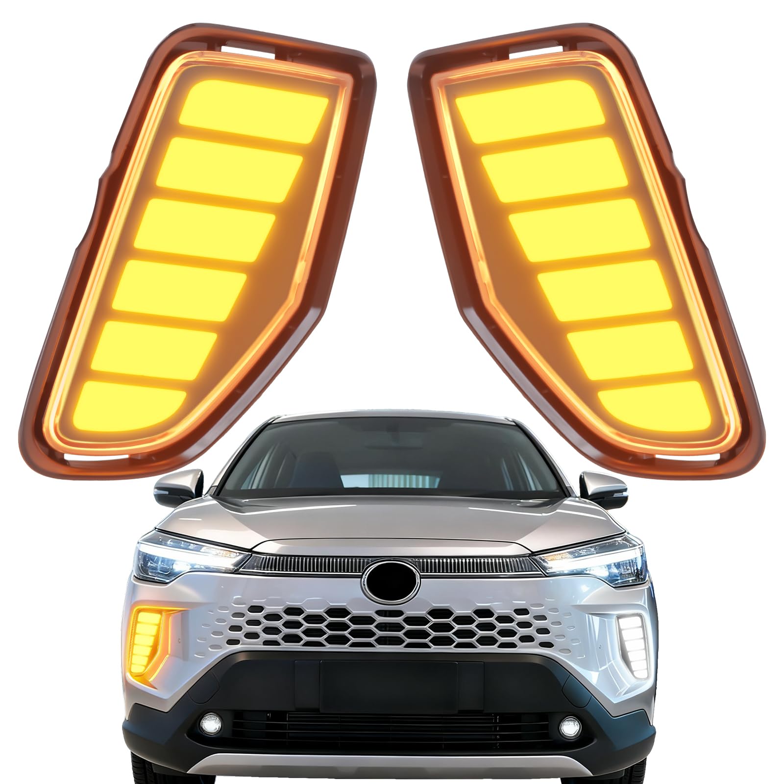 Amazon.com: Front Bumper Led Daytime Running Lights for 2025 2026